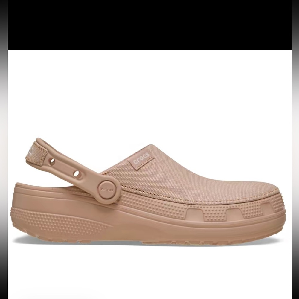 NWT pink crafted crocs